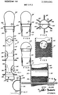 3568641 Bird
                  feeder, Peter Kilham, (before Droll Yankees), App:
                  1969-03-03