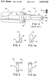 4307529 Remote control bumper launcher for
                    training retrieving dogs Dec 29, 1981, -Fig 3 (Prior
                    Art) 3004360 - This product adds remote control to
                    the 3004360