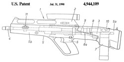 4944109 Rifle,
                      Ulrich Zedrosser, Steyr-Daimler-Puch Ag, Jul 31,
                      1990, 42/71.01, 42/75.01 -