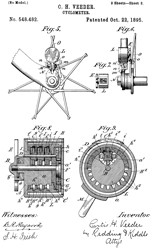 548482
                      Cyclometer, C.H. Veeder, Oct 22, 1895