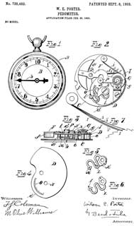 738482
                      Pedometer, Wilson E. Porter, 1903-09-08, 235/105