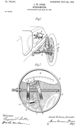 765841
                          Speedometer, Joseph W Jones, 1904-07-26
