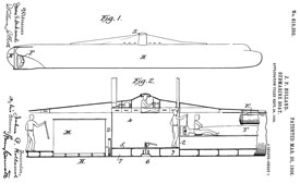 815350 Submarine
                      boat, John P Holland, ‎Mar 20, 1906