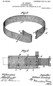860395
                          Cartridge-belt, William Lindsey, Mills Woven
                          Cartridge Belt Co, 1907-07-16