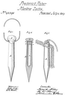 92296 Marline
                      Spike, Frederick Fischer, July 6, 1869, 57/23