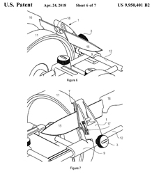 9950401 Jig means for a grinding machine and a
                    grinding machine comprising the jig means, Håkan
                    Persson, Tormek AB, 2015-06-18, - K-2 kitchen knife
                    angle guide