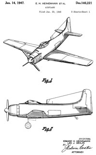D146221
                      Airplane, Edward H. Heinmann & Leo J. Devlin,
                      Jan. 14, 1947