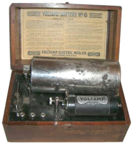 Voltamp No. 6 Portable
          Electric Battery
