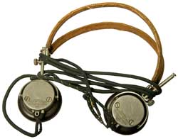 Western Electric No. 509w Receiver
                      headphones