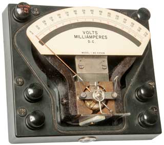 Weston Model
                      1 Volts Milliampers D.C. Meter