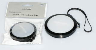 52mm and 62mm
        Translucent Lens Caps for White (Color) Balance