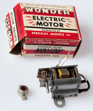 Wonder Electric Motor
          with 10:1 gearing